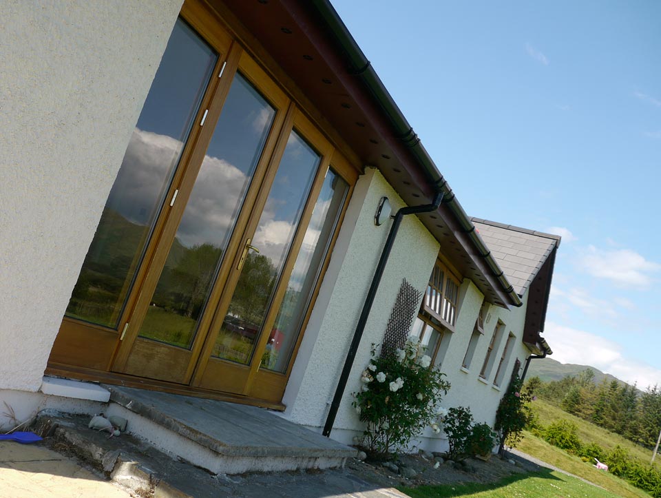 Residential building project by D Carmichael & Sons building contractors based in Appin, Argyll
